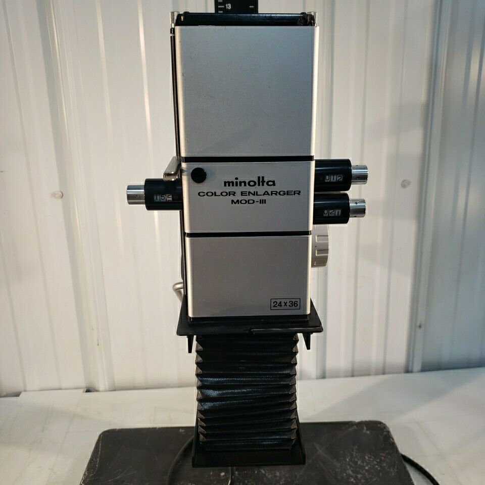 Minolta Color Enlarger System MOD III 24x36 39" Tall Adjustable Z-axis