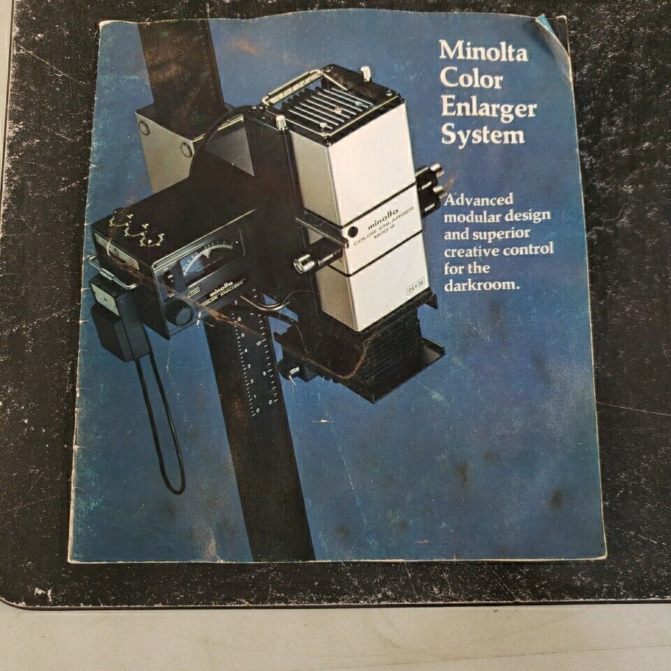 Minolta Color Enlarger System MOD III 24x36 39" Tall Adjustable Z-axis