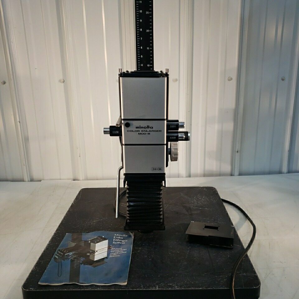 Minolta Color Enlarger System MOD III 24x36 39" Tall Adjustable Z-axis