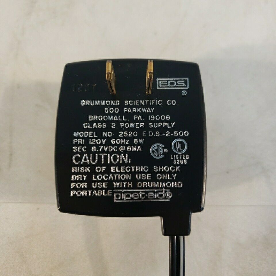 Drummond Pipet Aid 2520 Class 2 Power Supply