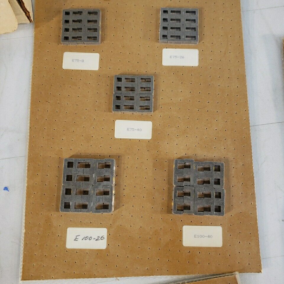 Micrometals Iron Power Inductor Transformer Kit #14 Toroidal E Cores Bus Cords