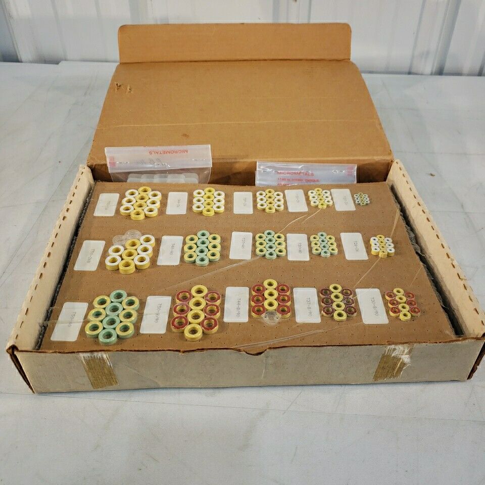 Micrometals Iron Power Inductor Transformer Kit #14 Toroidal E Cores Bus Cords