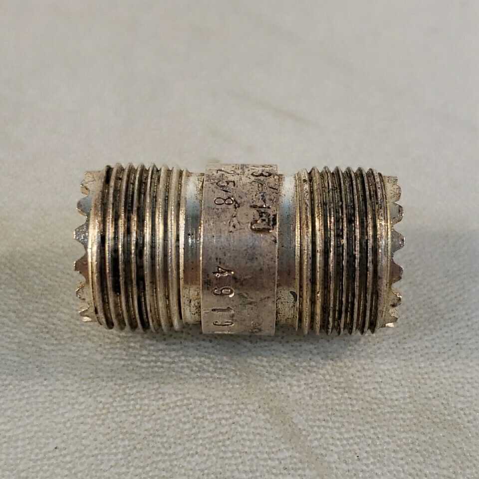 Amphenol 83-1J RF Coaxial Barrel Adapter UHF Jack - UHF Jack RF