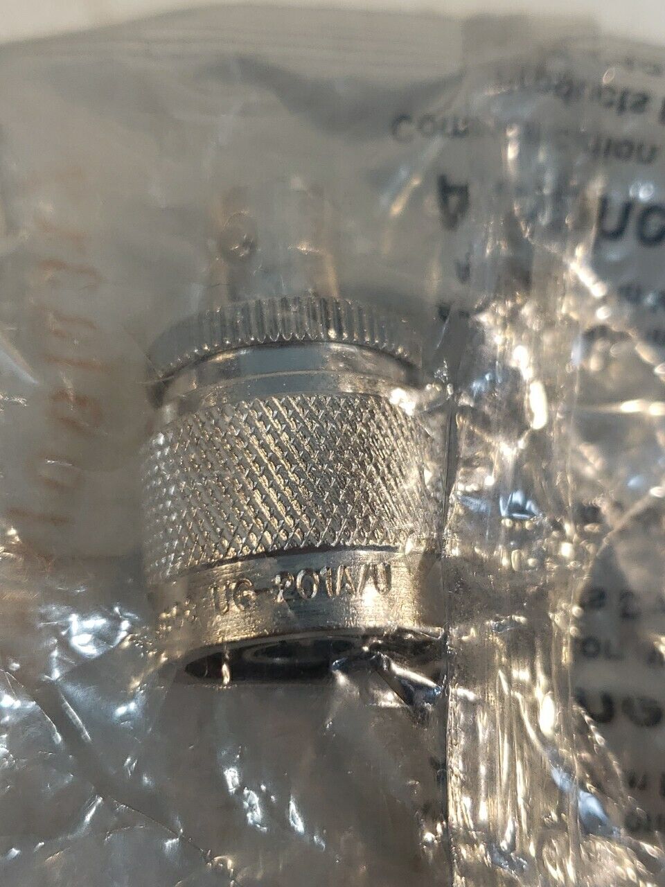 Amphenol UG-201A/U N-Type Plug to BNC Jack Adapter 50 Ohm Straight
