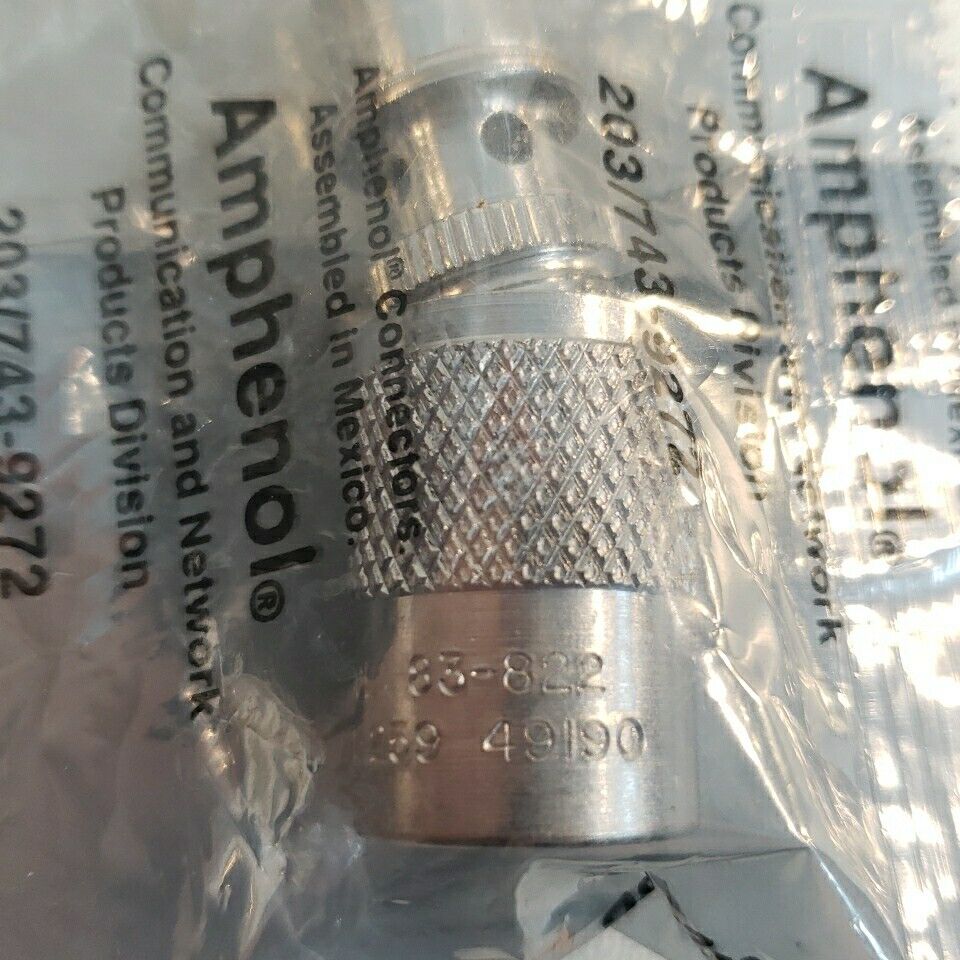 Amphenol RF 83-822 Coaxial Connector UHF Stright 50 Ohm