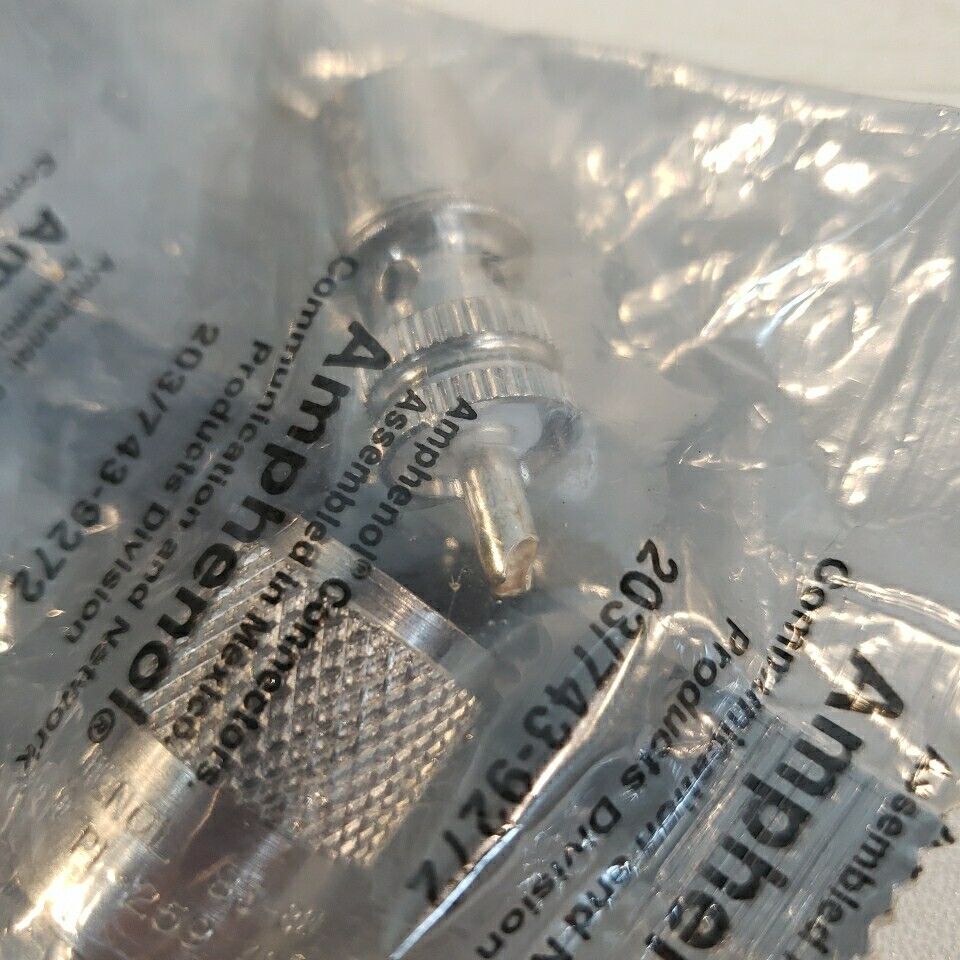 Amphenol RF 83-822 Coaxial Connector UHF Stright 50 Ohm