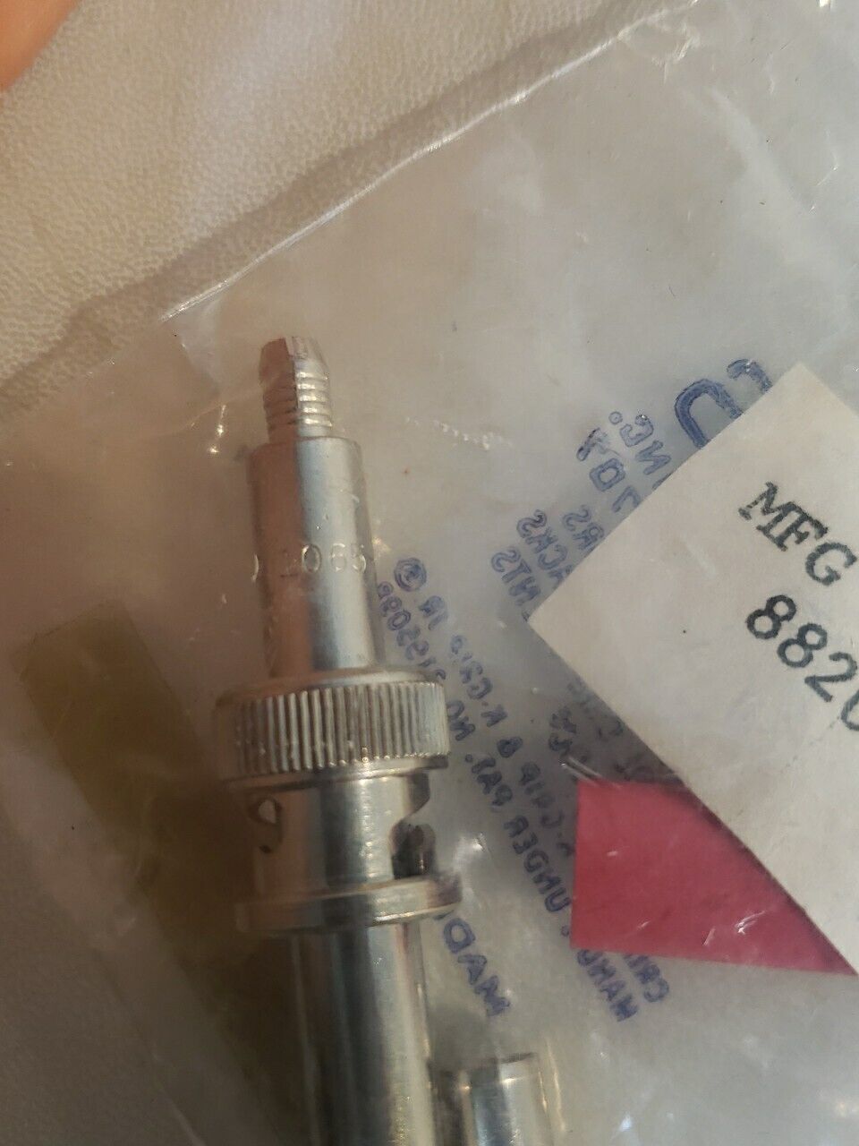 Kings RF 1065-1 Coaxial 10kV Connectors Straight Recessed Sleeve Plug