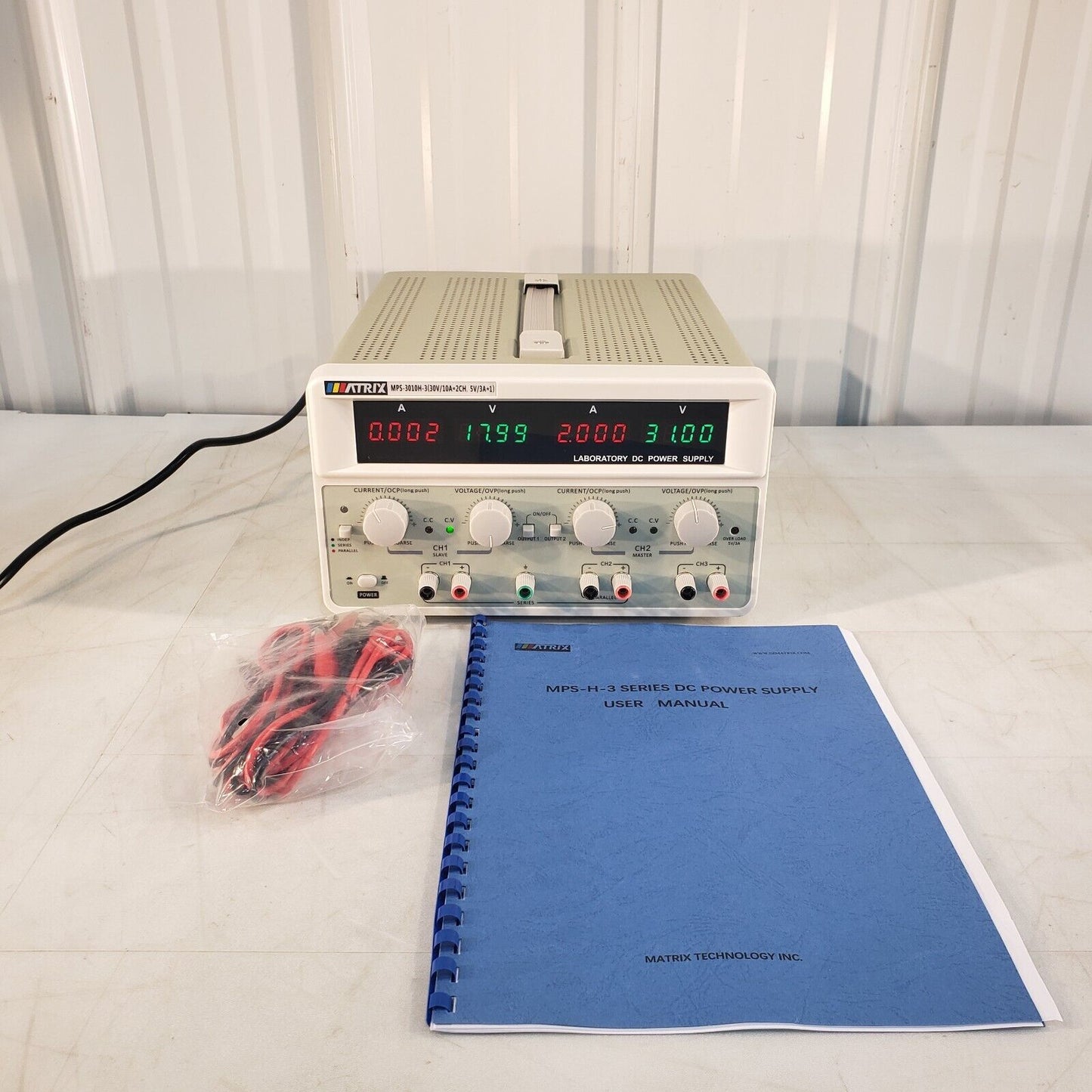 Matrix MPS-3010H-3 30v/10A 3-Channel Power Supply Adjustable DC Linear Bench