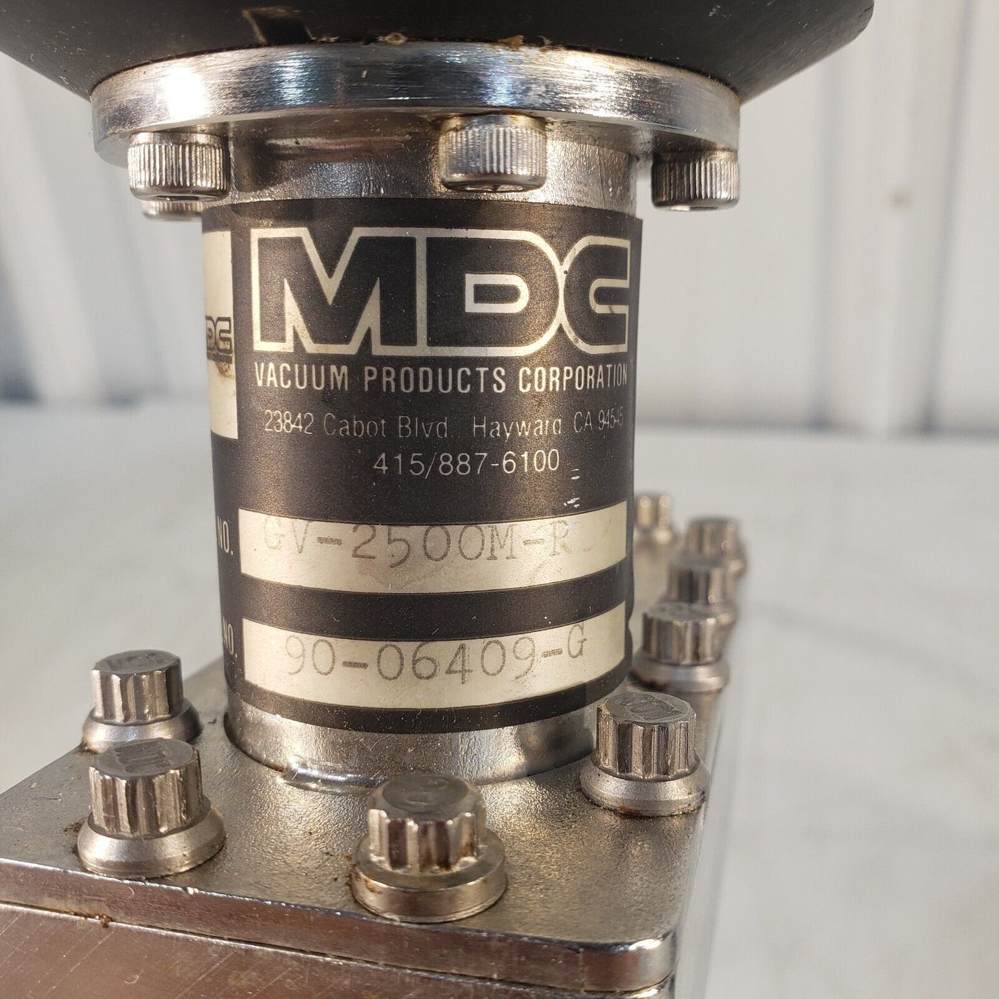 MDC 4.5" CF Conflat DN63CF GV-2500M-P Pneumatic Gate Valve Ultra High Vacuum