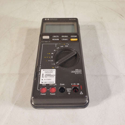 Hewlett Packard HP 972A Handheld Digital Multimeter