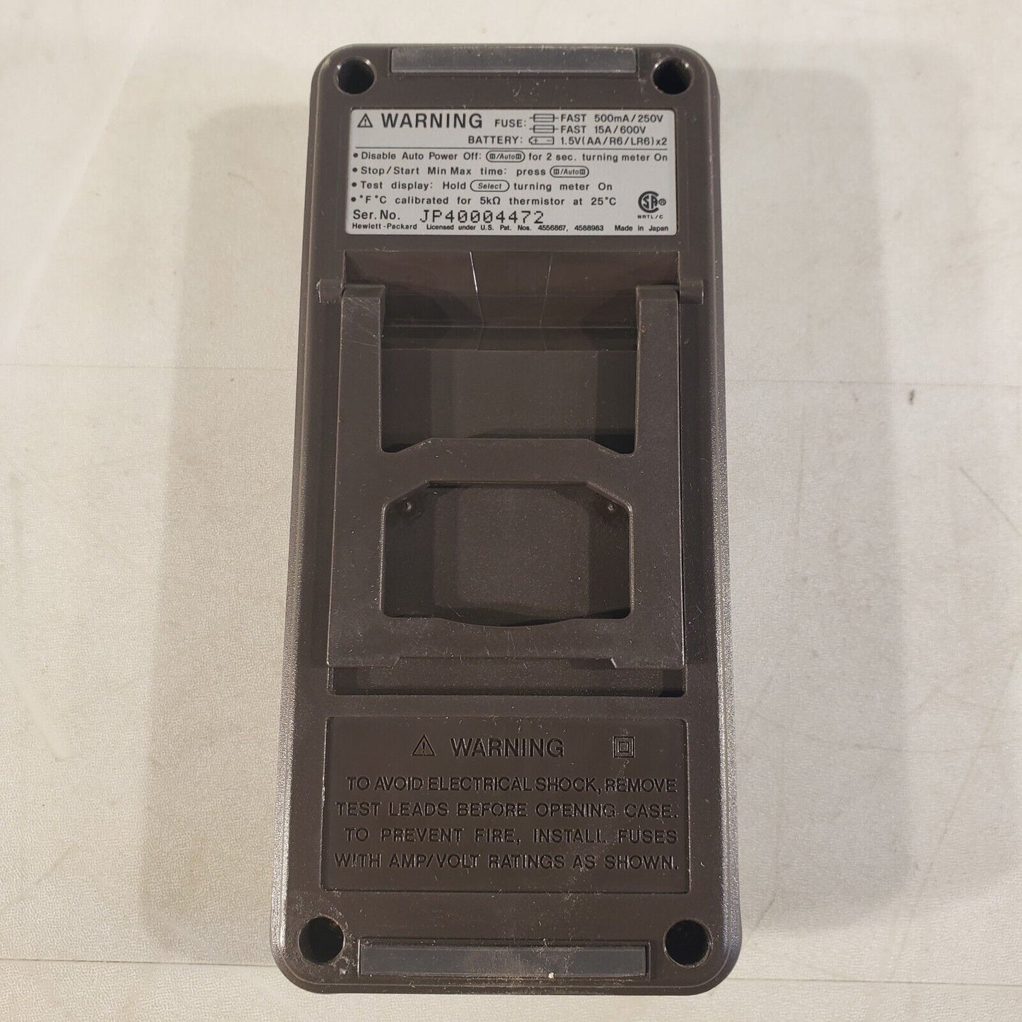 Hewlett Packard HP 972A Handheld Digital Multimeter