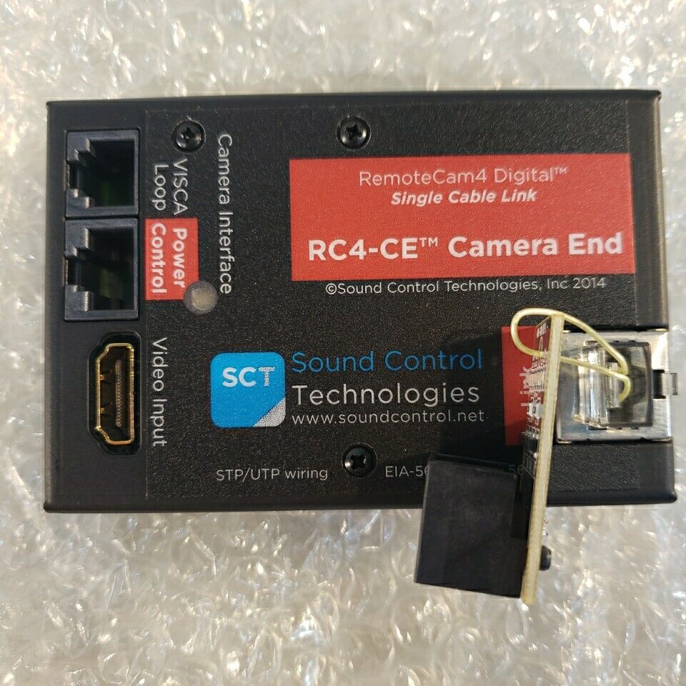 Sound Control Technologies RC4-Producer Single CatX Camera Extension Base Kit
