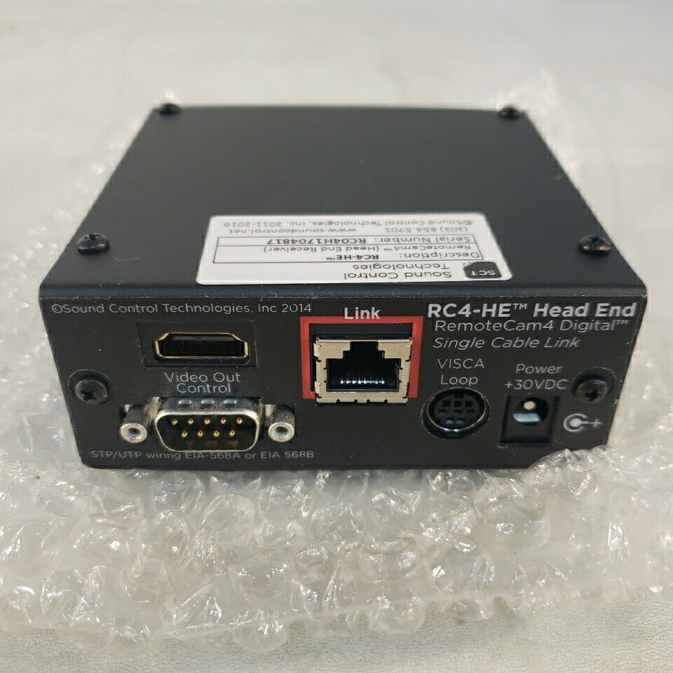 Sound Control Technologies RC4-Producer Single CatX Camera Extension Base Kit