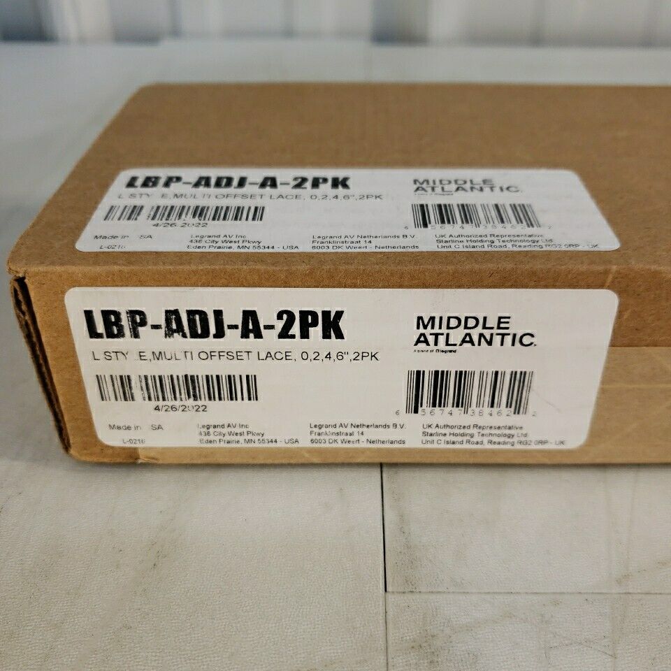 Middle Atlantic LBP-ADJ-A-2PK L Style Multi Offset Lace