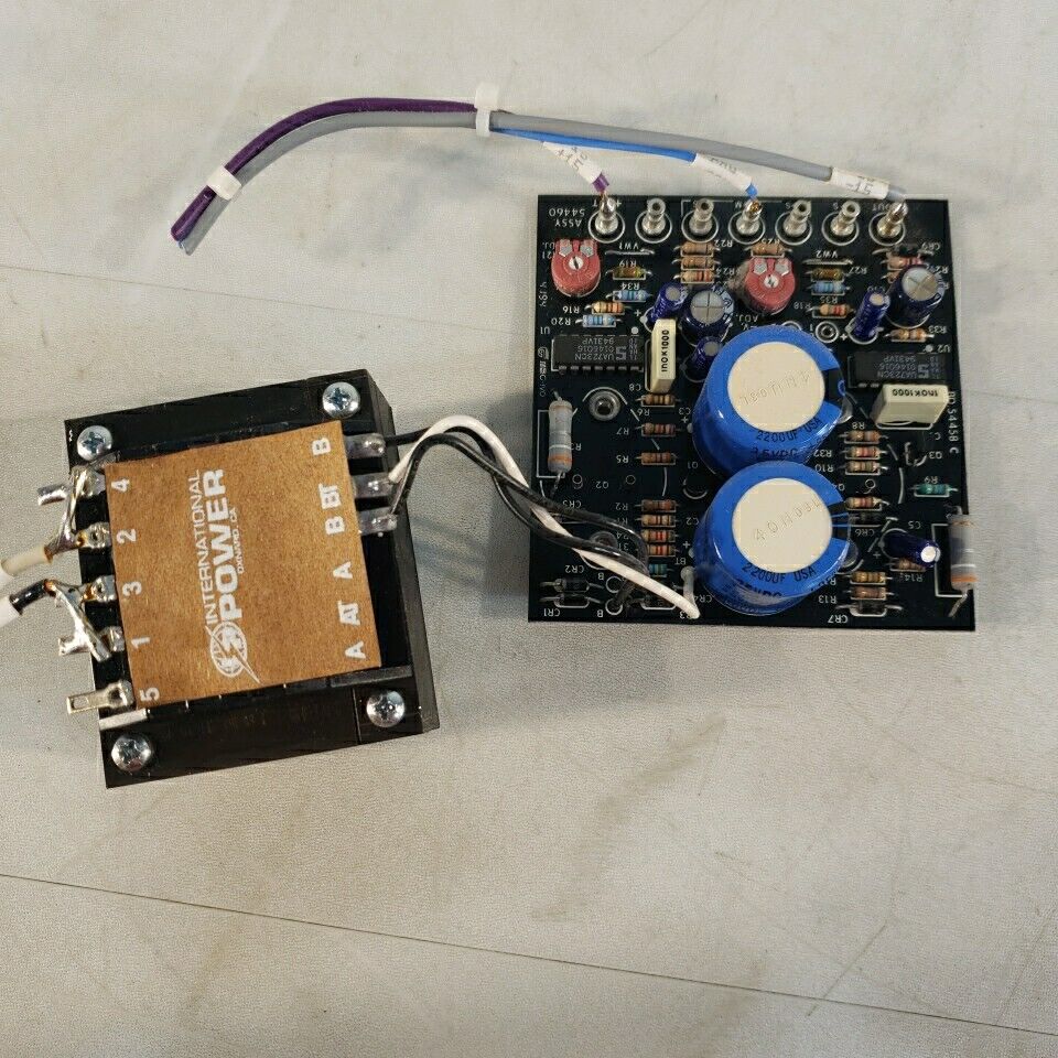 Power One BD.54458C Power Supply Circuit Board Assy 54460 w/ Transformer