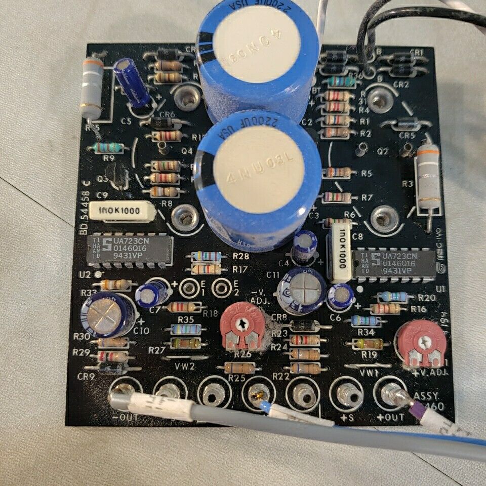 Power One BD.54458C Power Supply Circuit Board Assy 54460 w/ Transformer