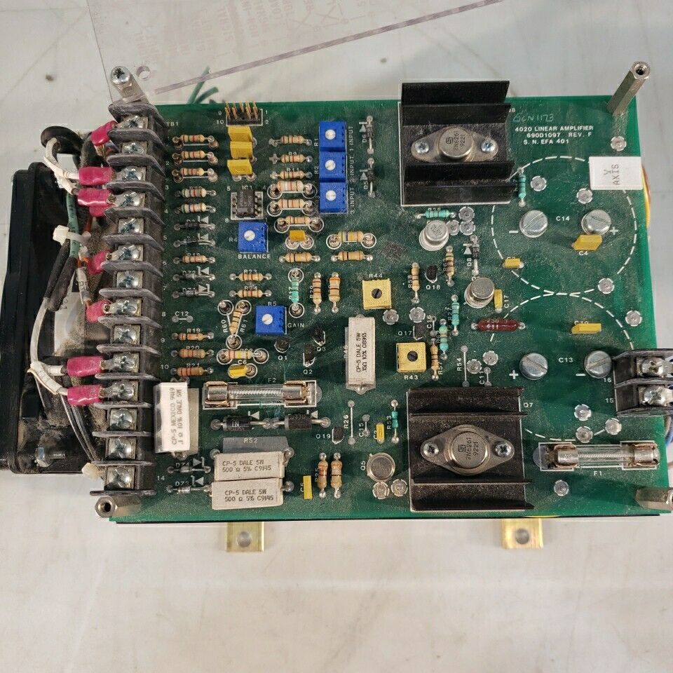 Aerotech 4020 Linear Servo Controller From XY Table 115V 5A W/ 52752/8 Fan
