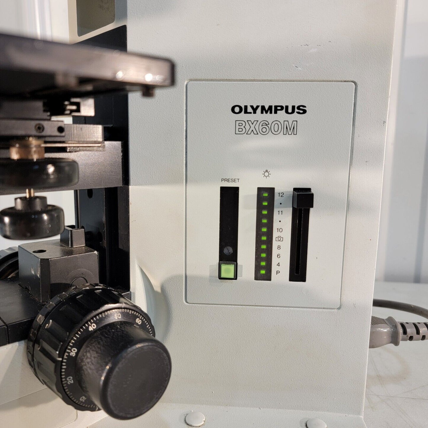 Olympus BX60 M Microscope Trinocular BF/DF Metallurgical BX60MF5 w/ Eyepieces, O