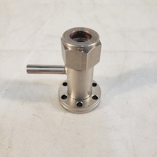 Huntington 1.33" DN16CF CF Tee w/ Swagelok Fitting High Vacuum