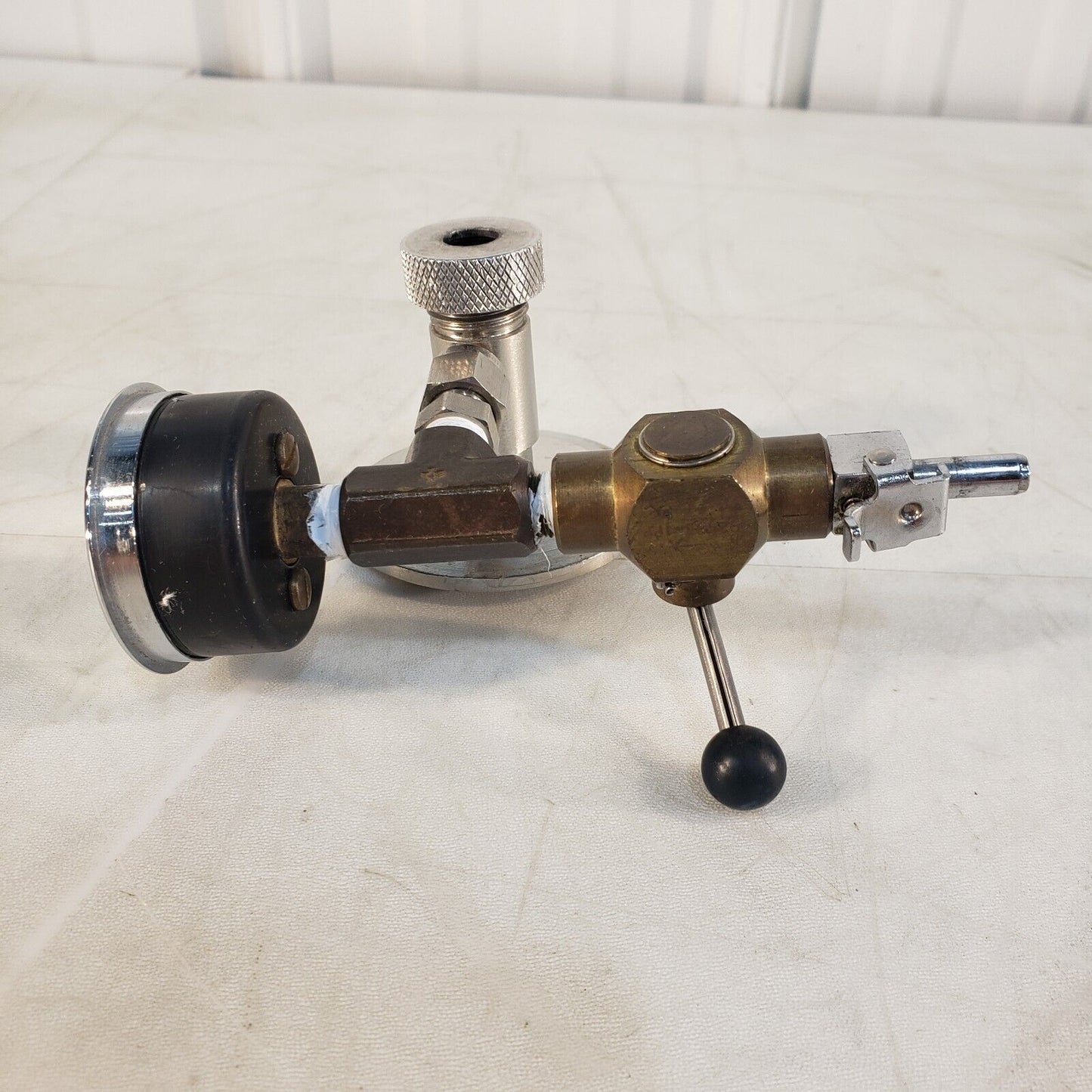 2.5" Tri-Clover Adapter Vacuum Valve w/ Vacuum Gauge Fitting