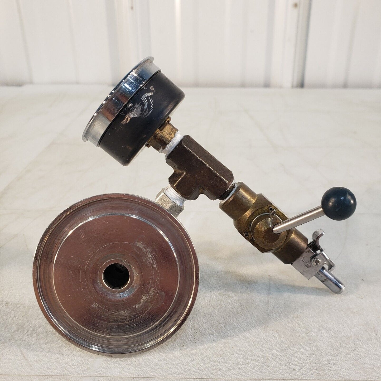 2.5" Tri-Clover Adapter Vacuum Valve w/ Vacuum Gauge Fitting