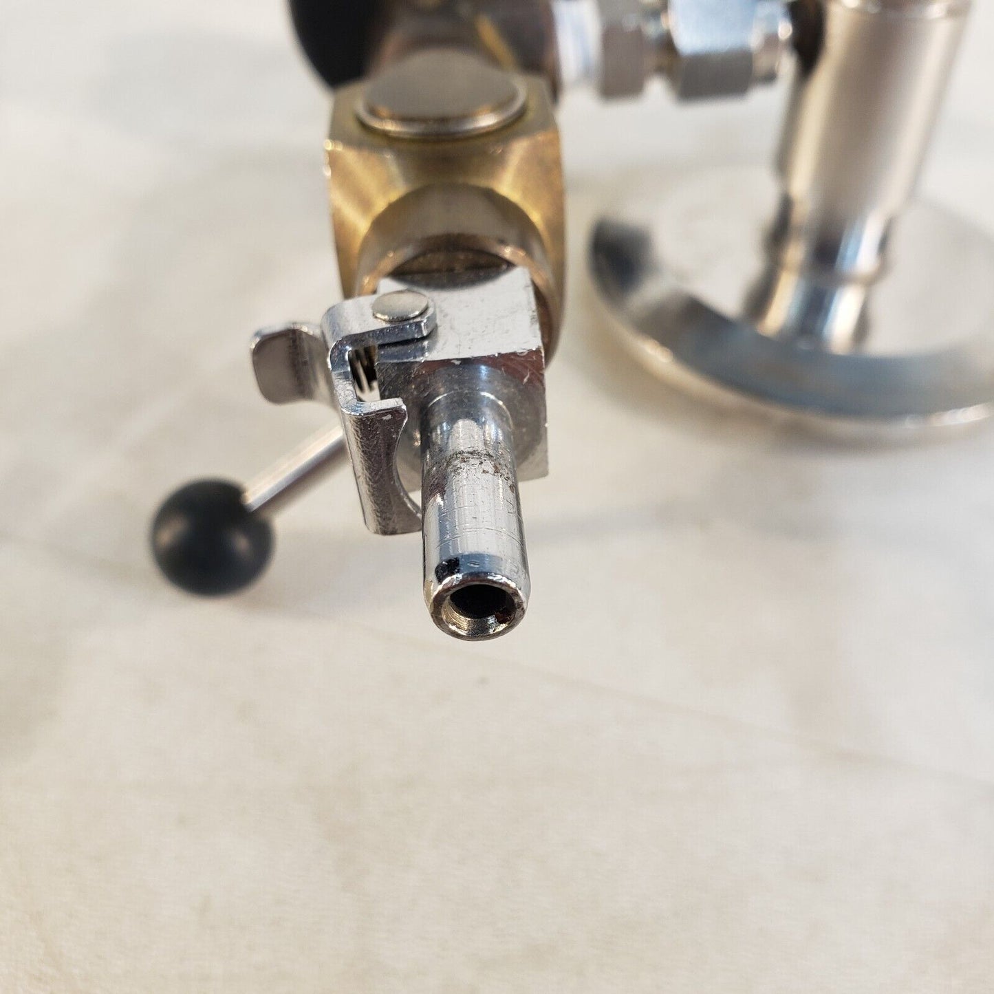 2.5" Tri-Clover Adapter Vacuum Valve w/ Vacuum Gauge Fitting