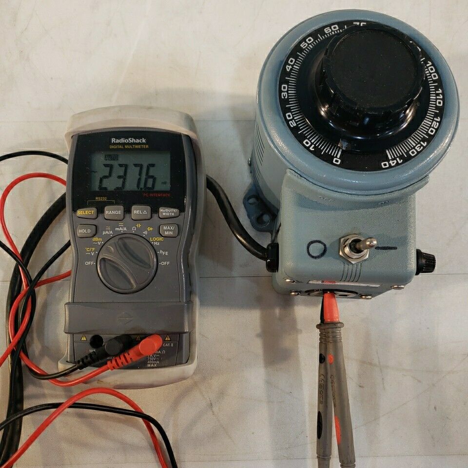 Superior Electric 3PN116C Variable Transformer Powerstat 0-140V Output Tested