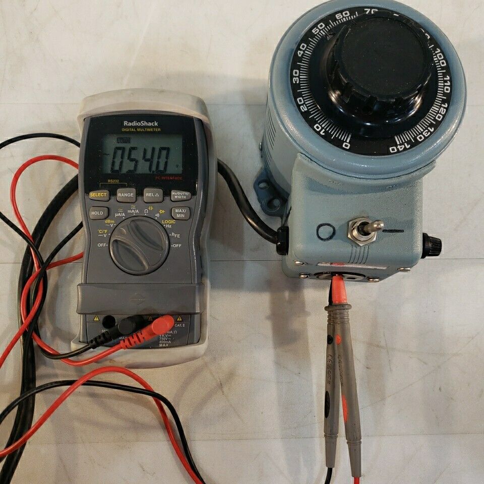 Superior Electric 3PN116C Variable Transformer Powerstat 0-140V Output Tested