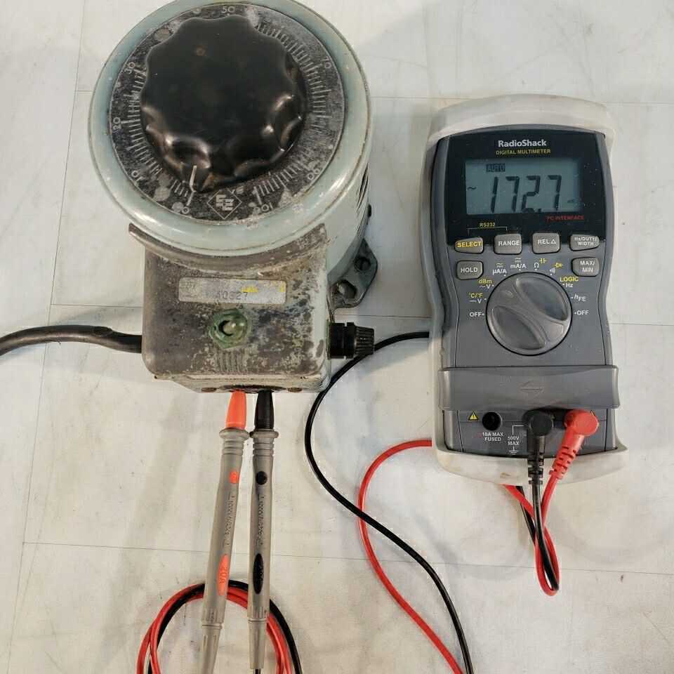 Variac Superior 40327 Variable Transformer 0-140V Output Tested 120V Input