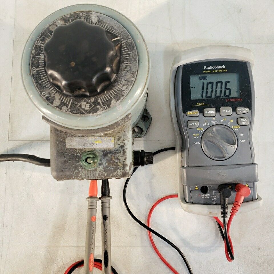 Variac Superior 40327 Variable Transformer 0-140V Output Tested 120V Input