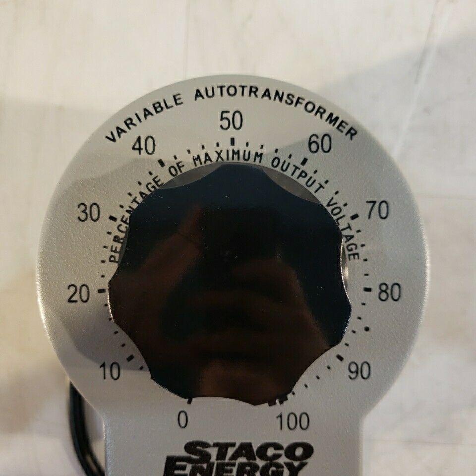 Staco Energy 3PN1010B Variable Transformer 0-140V 10A Output 120V Input Tested