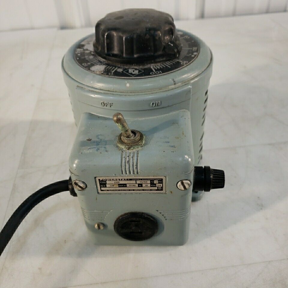 Superior 116B Variable Autotranformer Variac Powerstat 0-140V 10A Output Tested