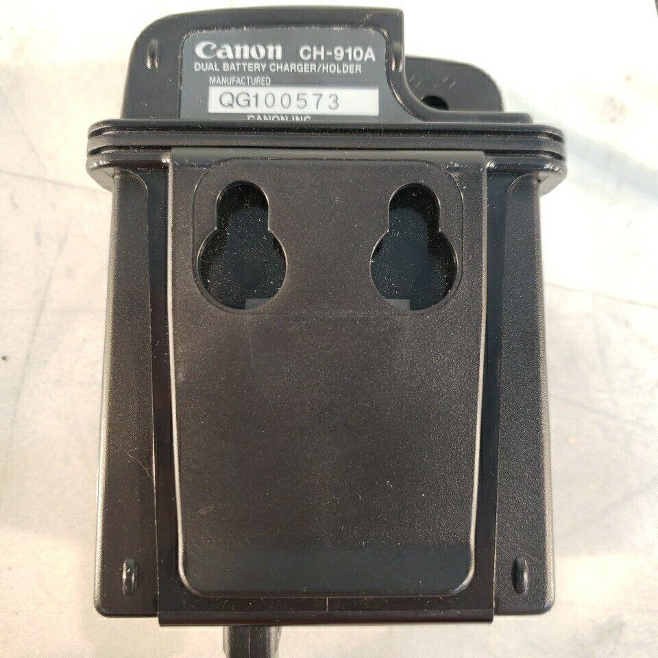 Canon CH-910 Dual Battery Charger Holder 120V Ac Adapter Charger