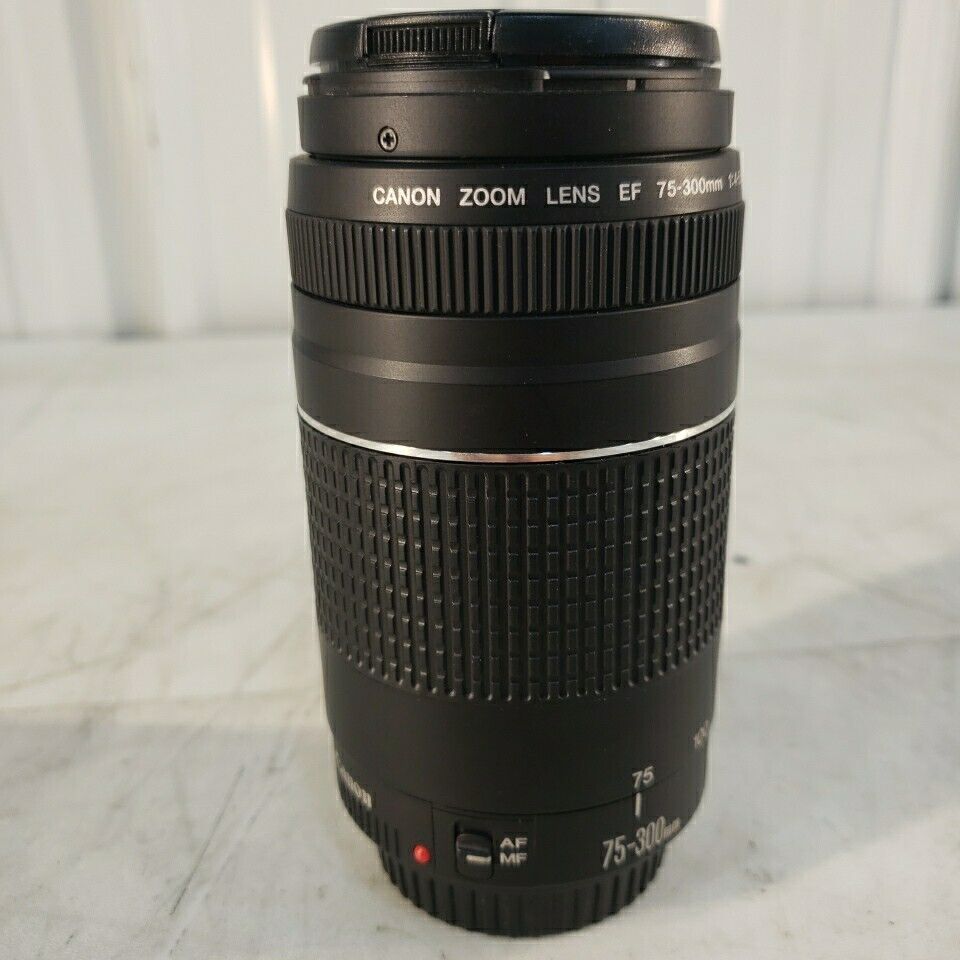 Canon Zoom Lens EF 75-300mm 1:4-5.6 III Telescoping Adjustable Lens