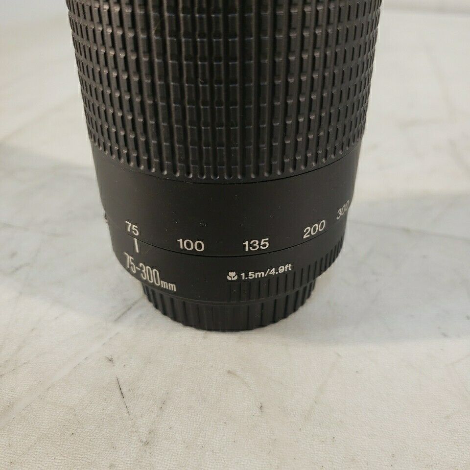 Canon Zoom Lens EF 75-300mm 1:4-5.6 III Telescoping Adjustable Lens