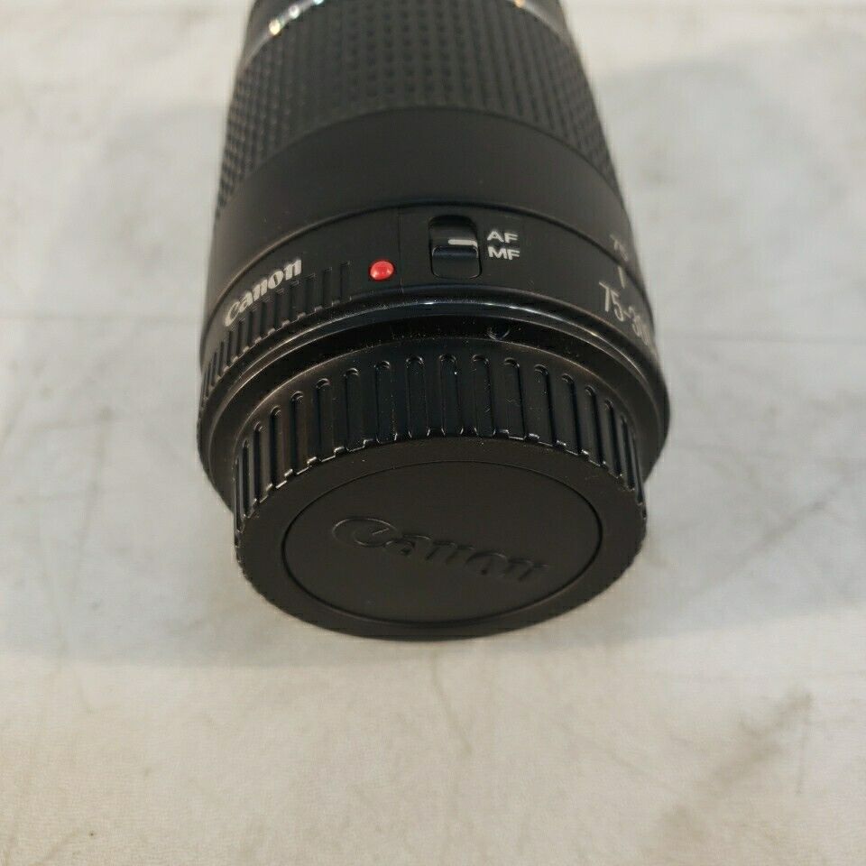 Canon Zoom Lens EF 75-300mm 1:4-5.6 III Telescoping Adjustable Lens