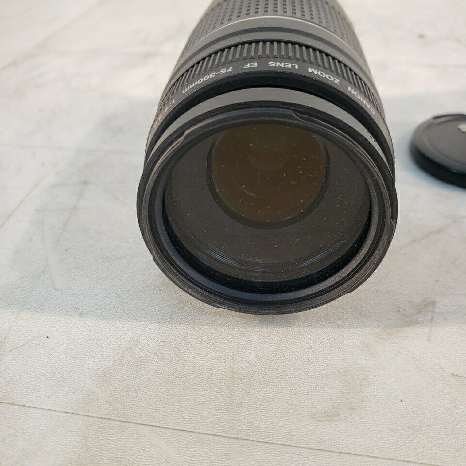 Canon Zoom Lens EF 75-300mm 1:4-5.6 III Telescoping Adjustable Lens
