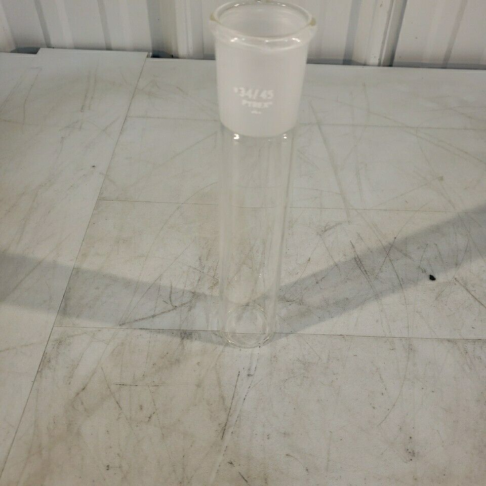 Pyrex 6580 Ground Joint Glassware 34/45 4 Pcs Corning Laboratory Glass Works