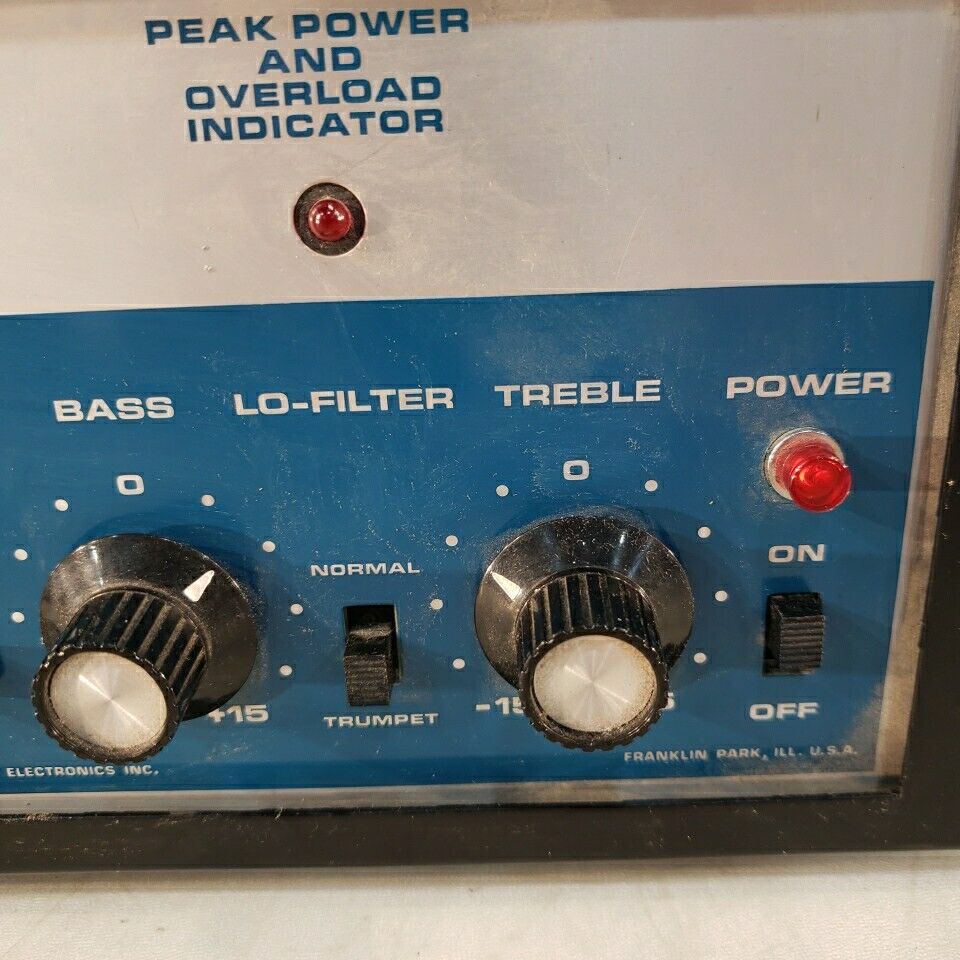 Precision Electronics ST-60 Amplifier 60W 120V Vintage Amp W/ Overload Indicator
