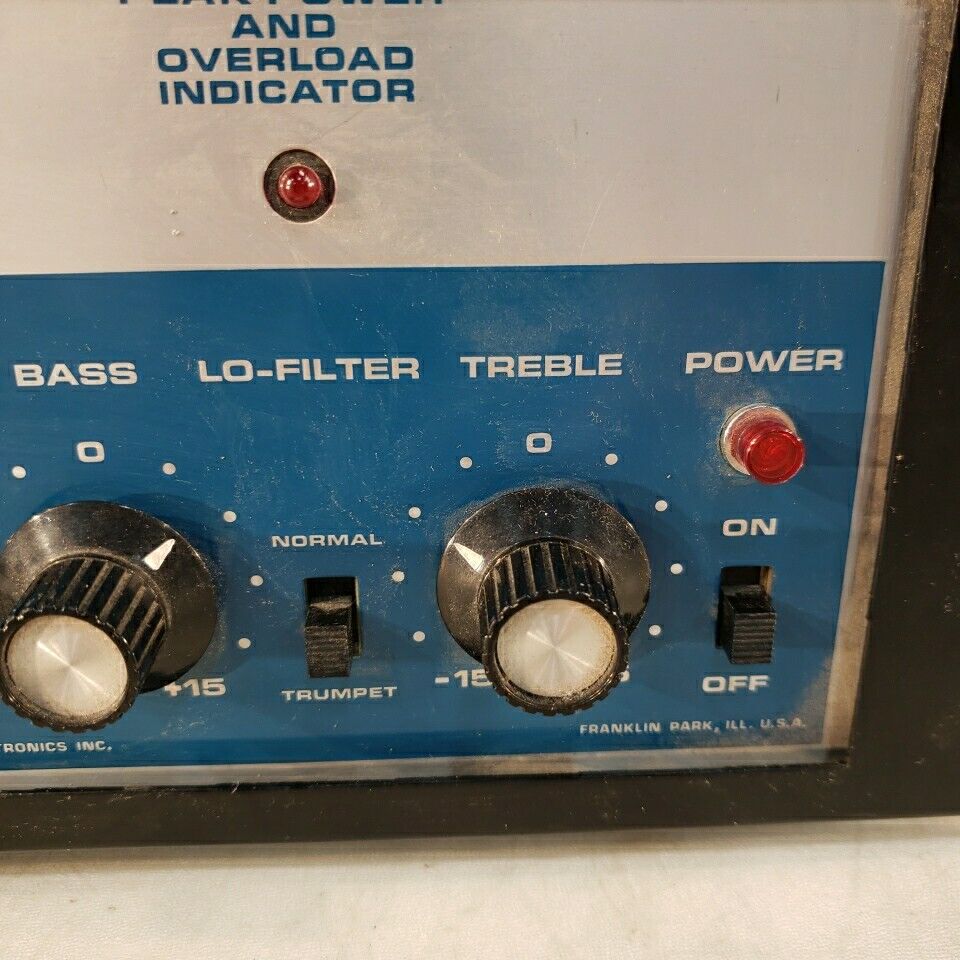 Precision Electronics ST-60 Amplifier 60W 120V Vintage Amp W/ Overload Indicator