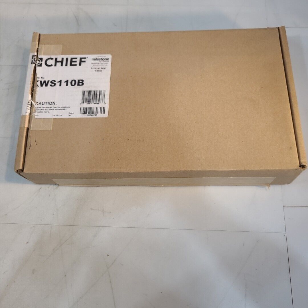 Chief KWS110B Piviot/Tilt TV Display Screen Wall Mount Hardware Included