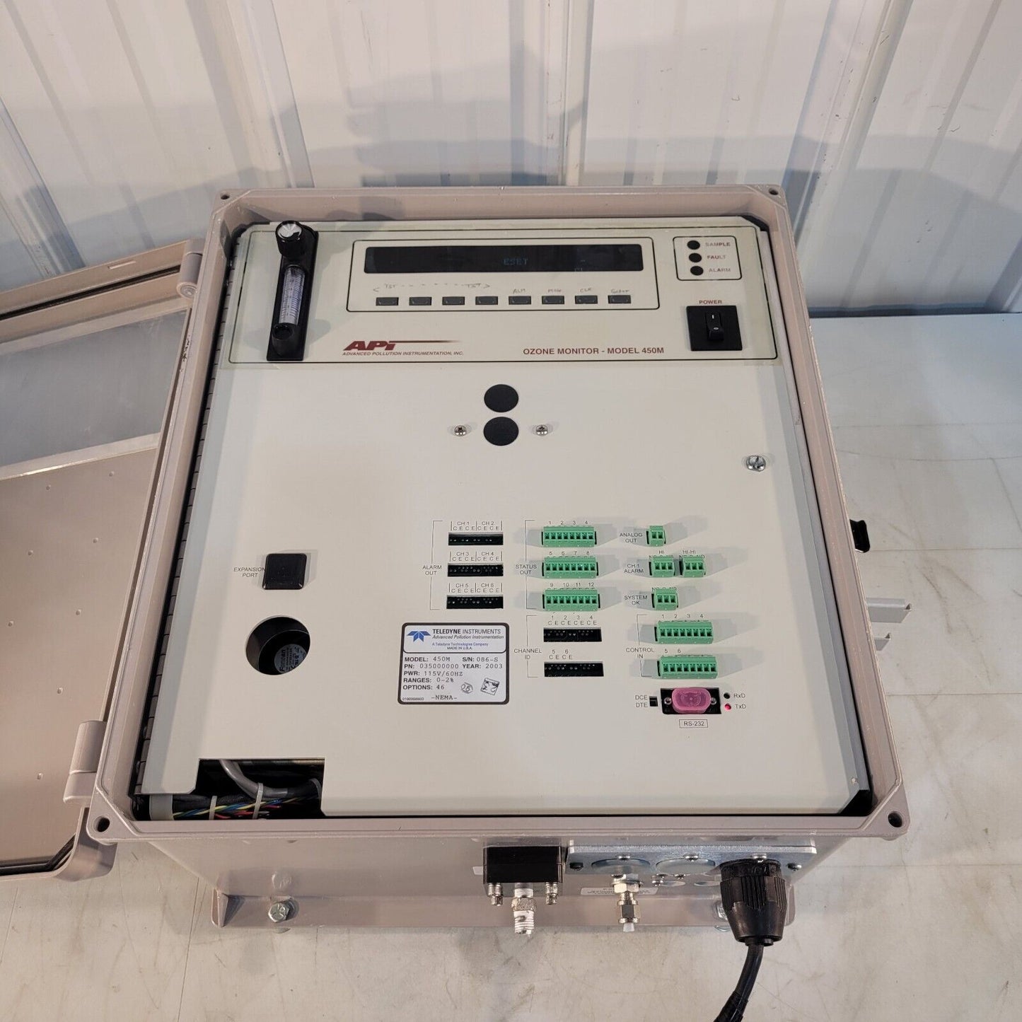 Teledyne Instruments API 450M Ozone Monitor Analyzer Advanced Pollution Instrum