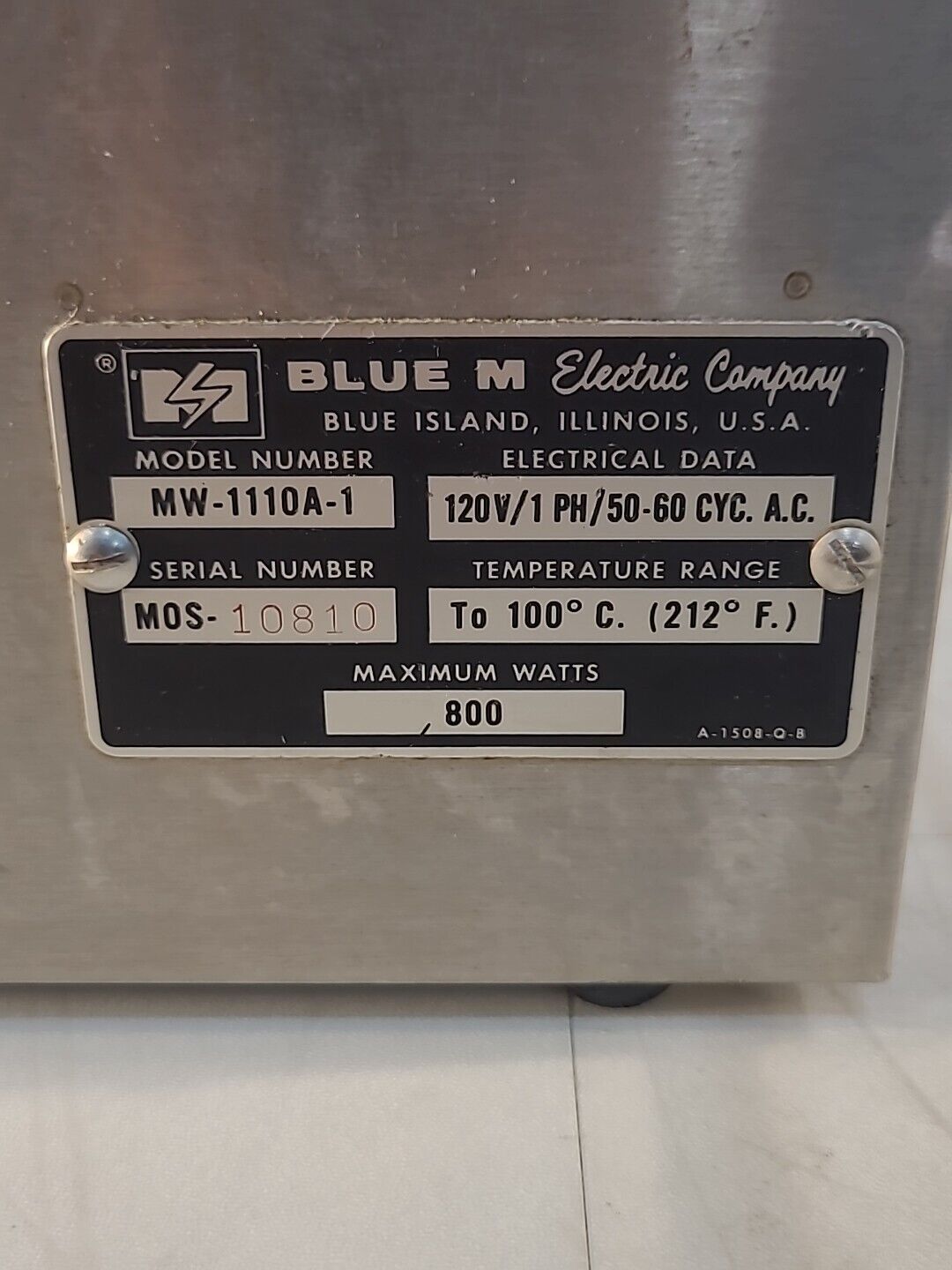 Blue M Magni Whirl MW-1110A-1 Constant Temperature Bath With Agitator Function
