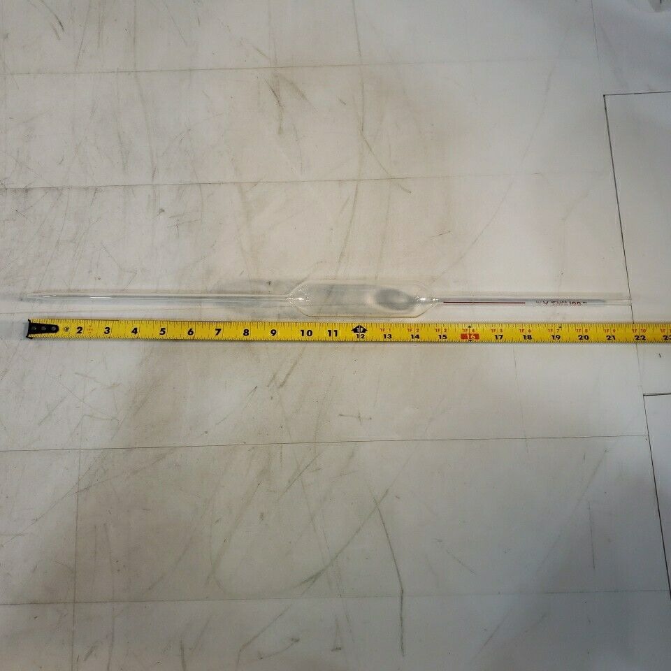 Pyrex 7100 100ml Volumetric Pipette Glass Color Marked Class A Laboratory