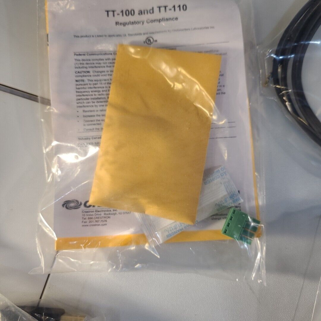 Crestron TT-101-B-T Crestron Connect It Presentation Interface Black 6506817