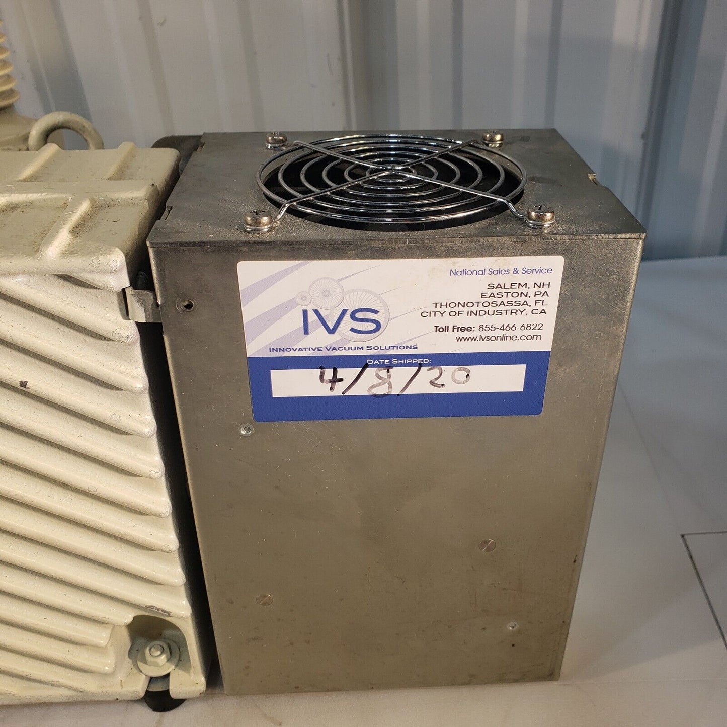 **FOR PARTS* Varian MS40+ Vacuum Pump 220V KF40 Inlet KF25 Exhaust High Vacuum