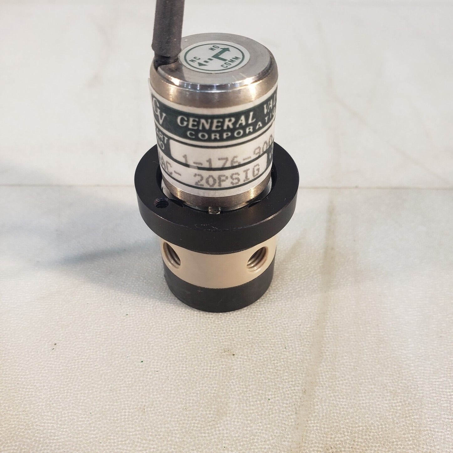General Valve 1-176-900 Micro Valve VAC-20PSIG 12VDC Solenoid