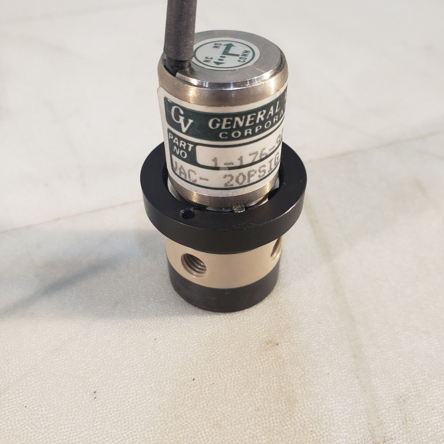 General Valve 1-176-900 Micro Valve VAC-20PSIG 12VDC Solenoid