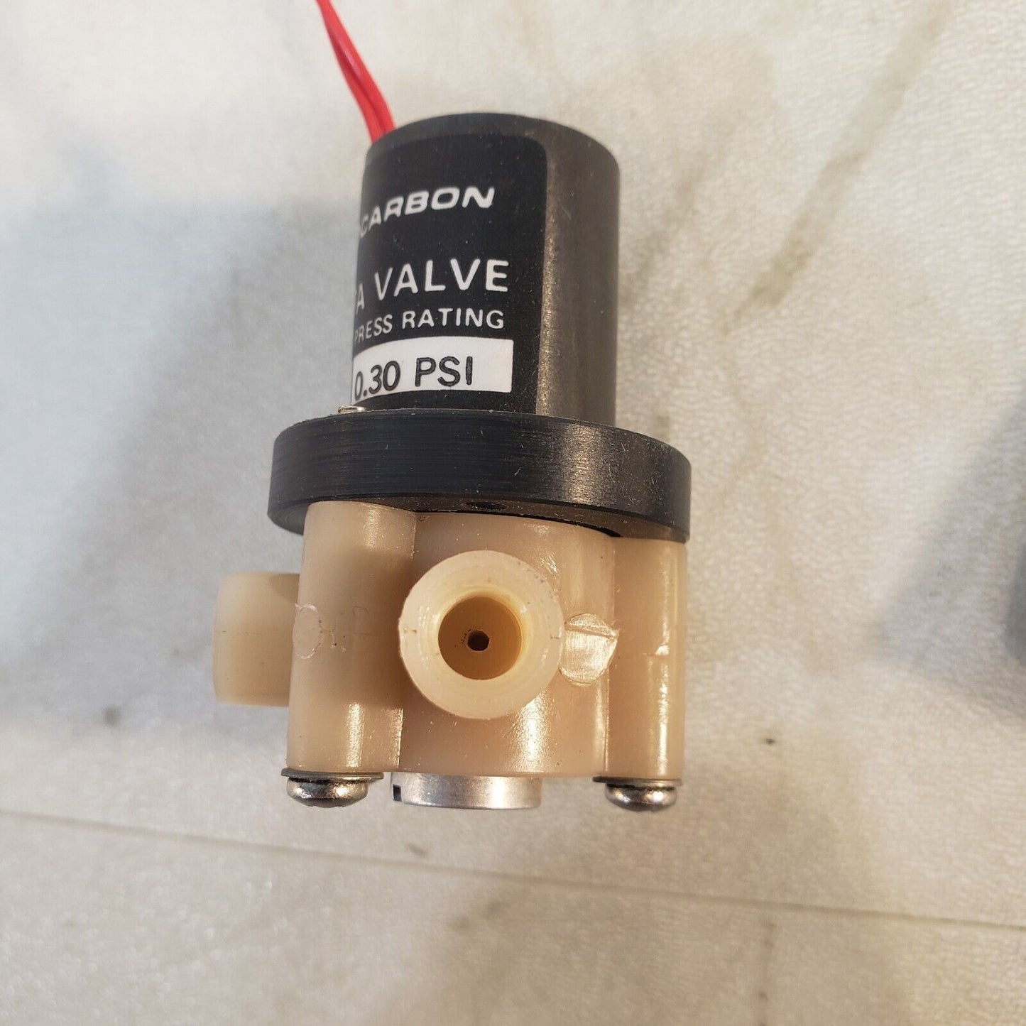 Fluorocarbon MMD3-DI Micro Delta Electric Solenoid Switched Valve 0.3 PSI