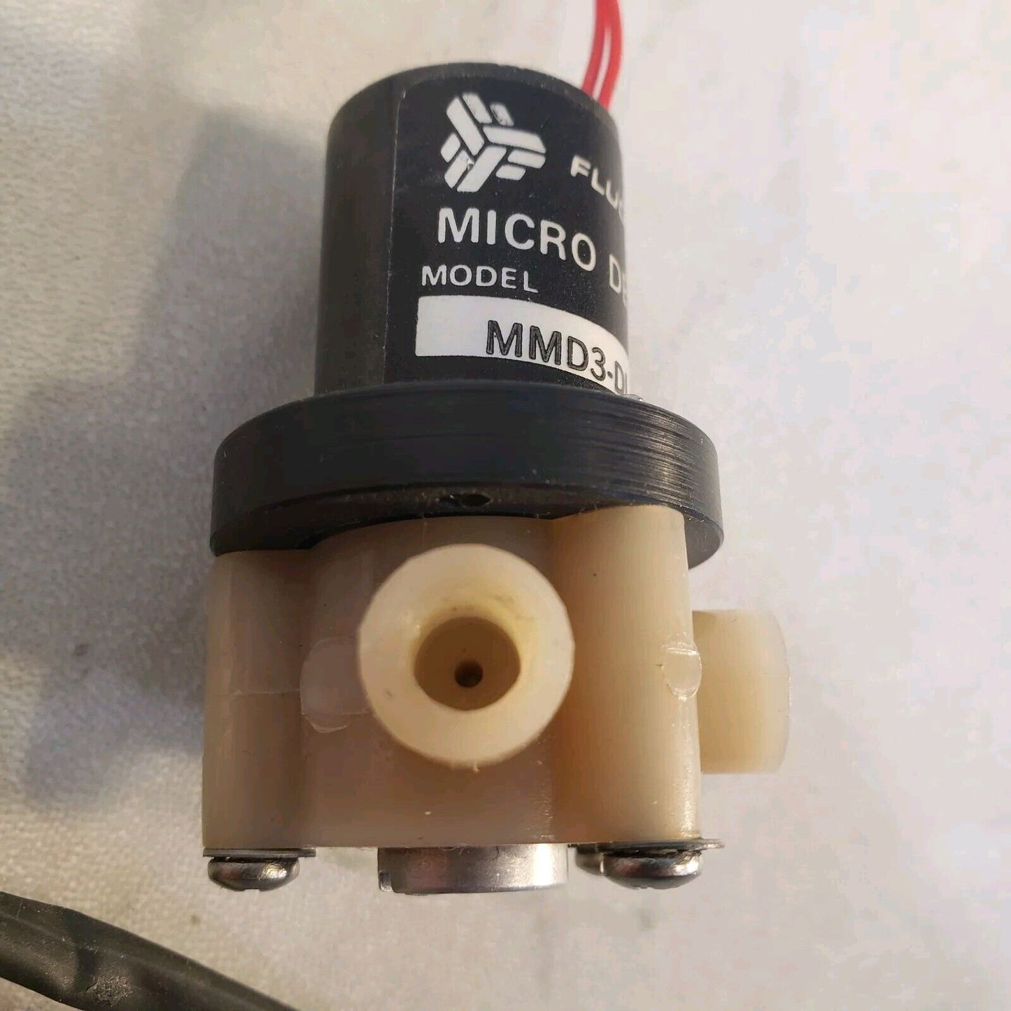 Fluorocarbon MMD3-DI Micro Delta Electric Solenoid Switched Valve 0.3 PSI